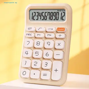 Hongflower-calculator 大屏幕 12 位顯示易讀耐用桌面計算器,適用於辦公室學校家庭