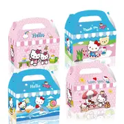 12PC Hello Kitty Lolly Loot Box Bag Candy Favour Box Party Supplies Decorations