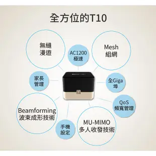 TOTOLINK T10【免運】T8 T6 雙頻 Mesh網狀路由器 Wifi分享器 無線路由器 分享器 MESH路由器