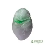 【FUBIBAODING JEWELER 富璧寶鼎珠寶】達摩翡翠掛墜手把件(天然A貨翡翠 達摩)