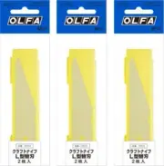 OLFA Genuine Replacement Blade for Craft Knife / XB34 CKB-2 / 3 packs 6 pieces