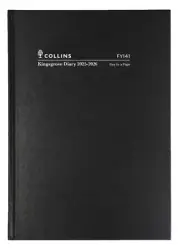 2025 2026 Financial Year Diary Collins Kingsgrove A4 Day to Page FY141.P99 BLACK