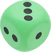 TOPPERFUN Large Colored Foam Dice Educational for Lightweight Sturdy Dice for Games Events Classroom Activities Fun Teaching Aid Role Playing Prop