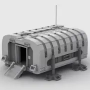 Normal Barracks, Cargo Facility / Mobile Command Center 1145 Pieces MOC Build