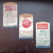 3 Coca Cola "NoDrip" Bottle Wraps