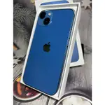 已售出13 128G 藍 電池93% 原廠保固 舊機 高雄面交 APPLE IPHONE 盒裝9成5新 極職科技 875