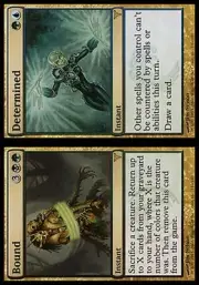 1x Bound Determined Dissension MtG Magic Gold Rare 1 x1 Card Cards