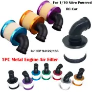 Metal Engine Air Filter Spare Carburetor Filter For 1/10 Nitro Powered RC Car HY