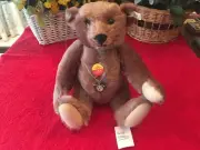 STEIFF Pendant Watch Teddy, #606502, 15”, NEW, Mint w/all Tags & Pendant Watch