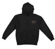 Spitfire Wheels Hoody Sure Shot Zip Black