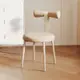 【🚛宅配免運🚛】奶油風梳妝凳 卧室女生家用化妝凳 皮質化妝椅 梳妝台凳子 創意梳妝椅