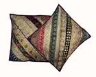 16"-2 GIFT FOR GIRL HANDCRAFTED SEQUIN FLOOR THROW CUSHION PILLOW COVERS GIFT