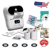 Upgraded Bluetooth Label Maker - Compact Thermal Printer for Business & Crafting