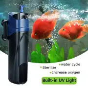 Aquarium filter pump UV sterilizer internal filter aquarium pump 500L/H LOVE