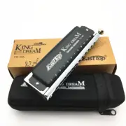 Easttop 12Hole 48Tone Chromatic Harmonica Key of C Harp woodwind Instrument Gift