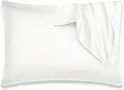 Utukky Silk Pillowcase [Hot Topic on TV] Pillow Cover, Single Sided Silk Pillowcase, Envelope Type Pillowcase, Washable, Reduces Sleeping Habits, Antibacterial, Odor Resistant, Beautiful Hair and