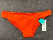 NWT SEAFOLLY Mini Hipster Tangelo Bikini Bottoms. Size 12