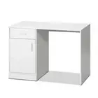 Artiss Computer Desk Drawer Cabinet Home Office Study Table White 100CM
