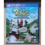 PS4 瘋狂兔子 全面侵略 TV 互動遊戲 英文版 全新品  雷曼兔 RABBIDS INVASION