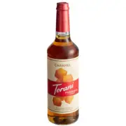 Torani Puremade Caramel Flavoring Syrup 750 mL Glass Bottle 880602372