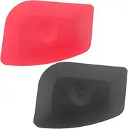 KOCKSHION 2pcs Kitchen Scraper Pastry Scraper for Pots Pans Cake Decorating Sturdy Material Non-Skid Design Compact Accessories