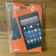 Amazon Kindle Fire HD 8 (7th Gen) 32GB Black - Brand New-Sealed In Box!