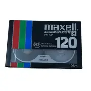Maxell 8mm Video Cassette Tape P6-120 New Unopened Metal Particle