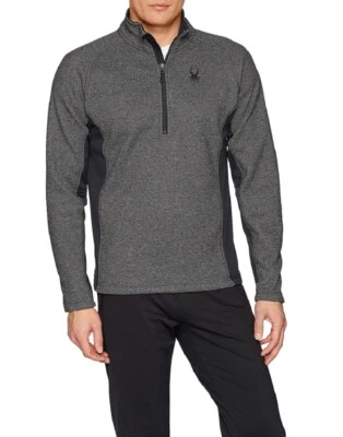 Spyder Men's Outbound 1/4 Zip Sweatshirt Black
