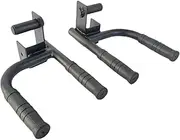 Perfeclan 2Pcs Dip Bar Attachment Push up Grip Handles Chest Push up Triceps Training for Squat Rack Easy to Install Pull up Multi Grips