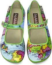 [Hot Chocolate Design] Chocolaticas Butterfly Women's Mary Jane Flat
