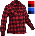 Women's Plaid Flannel Shirt Buffalo Check Pattern Lumberjack Classic Button Down