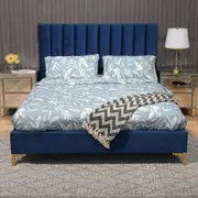 Dixie Velvet Queen Bed Frame