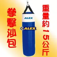在飛比找樂天市場購物網優惠-ALEX 拳擊沙包 拳擊沙袋 拳擊 沙包 沙袋 B-1003