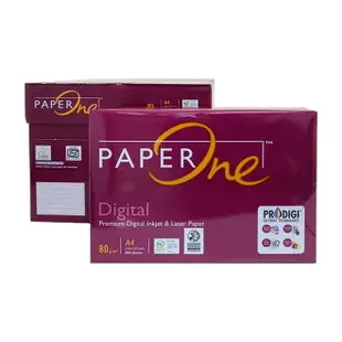 PAPER ONE Digital A4 彩印紙 影印紙 80P 80磅 10包 /組