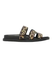 [Ravella] Guru Sandals in Animal Fabric