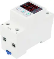 Intelligent Single Phase Adjustable over Voltage under Voltage Current Protector