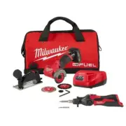 Milwaukee Cut Off Saw Kit 3" 12V Cordless Depth-Adjustment w/ Soldering Iron