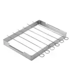 Barbecue Skewers Stainless Steel Reusable Bbq Skewer Kabob Skewer Stand