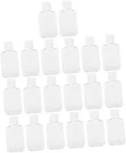 VINTORKY 20pcs Refillable Makeup Bottles Travel Empty Cosmetic Containers for Shampoo Lotion Body Soap Durable Petg for Outdoor and Travel Use