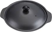 Iron Casserole Non Stick Soup Pot Cast Iron Cooking Pot with Ergonomic Handle for Healthy Cooking at Home for Soups and Ribs