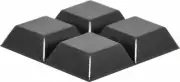 20mm Square Adhesive Rubber Feet Pk 1000