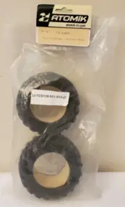 ATOMIK RC Truck Tires X2 Iron Track Katana ITK-31803 "Free Shipping"