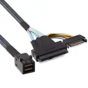 Mini SAS SFF 8643 to U.2 Cable 1 Meter NVMe SSD PCIe Power Connection