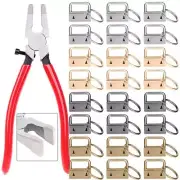 Key Fob Hardware, Keychain Hardware Set Includes 40pcs Key Fob Hardware 1 Inc...