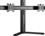 Brateck Dual Screen Classic Pro Gaming Monitor Stand, Black