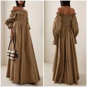 Aje Wattle Off Shoulder Midi Dress Size 4 (US 0) NWT
