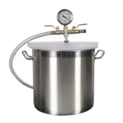 Stainless Steel Vacuum Barrel Laboratory Vacuum Equipment Drying Vessel 20x20CM