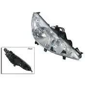 Sterling Headlight to suit Peugeot 207 02/2007 to 10/2009 - PG27-HEL-03R