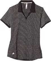 [adidas] Men's Ultimate365 Space Dye Striped Polo Shirt