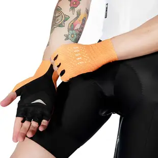 【飛輪單車】SOUKE ST1904半指手套Half Finger Cycling Bike Gloves(橘色)